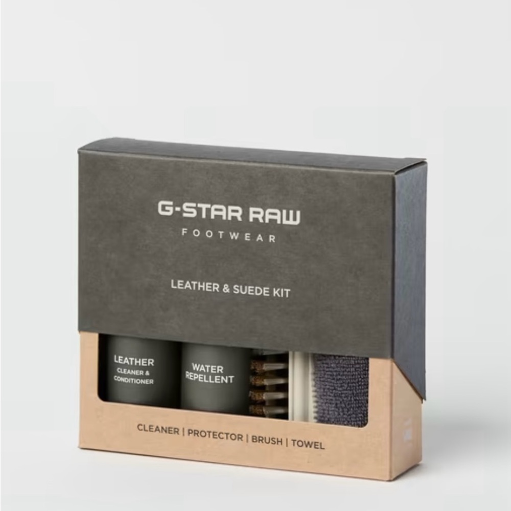 G-Star Raw Leather & Suede Kit - Black and Gray